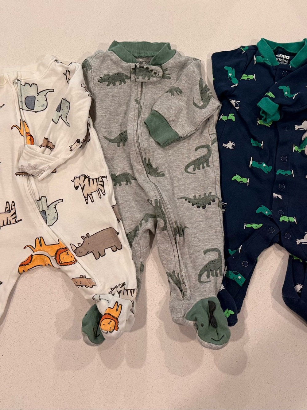 Group of 7 sleepers. Gender neutral. Newborn and 0-3 months. Excellent condition - Picture 2 of 3